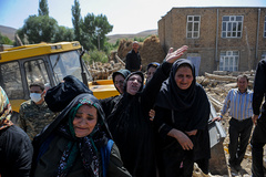 زلزله‌زدگان روستای باجه باج از توابع ورزقان - آذربایجان شرقی